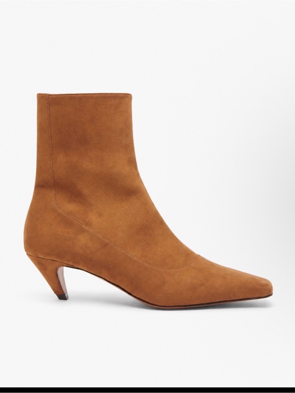 NWOT: STELLA MCCARTNEY Spur Vegan Suede Ankle Booties